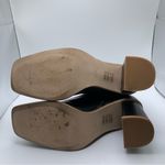 Free People  Sienna Ankle Boot black leather heel square toe size 37 6-6.5 1516 Photo 9