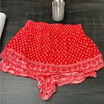 Gianni Bini  Red Patterned Women's Skorts Photo 6