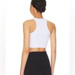 Alo Yoga ALO Gray Sleeveless Cropped Racerback Tank Top Photo 5
