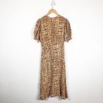 Faithfull the Brand Marie Louise Midi Dress Medium Wyldie Tiger Animal Print Photo 13