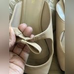 J. Crew | Cap Toe Bow Mules Tan Size 12 Photo 4