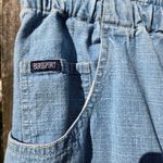 Bill Blass Vtg  Denim Skirt Light Blue Maxi Tiered M Y2K Photo 2