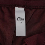 Zyia  Active Womens Maroon Fleece Jogger Pants‎ Medium Photo 3