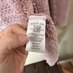 Painted Threads Open Weave Drape Front Blush Pink Cardigan Size Medium Photo 4