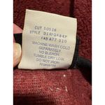 Vintage Palmetto's Fuzzy Fleece Fair Isle Sweater Burgundy Nordic Size Medium Red Photo 6