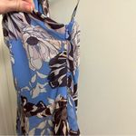 Alexis NWT  Abanna Blue Ruffle Floral One Shoulder Asymmetrical Dress Size XS Photo 6