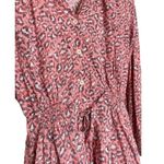 Anthropologie TYLHO by Cheetah Print Longsleeve Shirt Dress Size Small Photo 4
