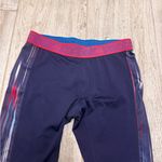 Reebok  Dark Blue Leggings with Colorful Accents Photo 3