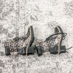 Tory Burch NWB  Miller Tweed Lace Up Boot Photo 10