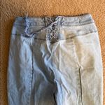 We The Free Crvy High Rise Lace-up Bell Bottom Flare Jeans Photo 6