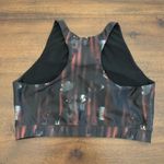 Peloton  Show Up Sports Bra Women’s Medium Black Floral Photo 2