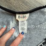 Boutique Aztec Western Boho Top Black Photo 1