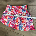 Lucky in Love Shockin' Radiance Ruffle Tiered Multicolor Skirt Skort Size Small Pink Photo 7