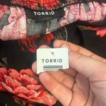 Torrid NWT Hi Low Black Red Rose Chiffon Maxi Skirt S27 Photo 6