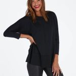 Spanx ♦️♦️ perfect Dolman Sleeve Top NWOT Size Medium Black 3/4 Sleeve Photo 9