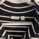 L.L.Bean  Striped Quarter Zip Photo 1