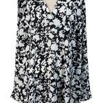 Ava & Viv 4X-Large Tunic Top Floral V-Neck Roll-Tab Sleeve Semi-Sheer Hi-Low Hem Photo 0