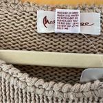 Vintage Nautical Maori Bee embroidered knit sweater size M Circa 1980s Tan Size M Photo 7