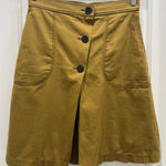 Sandro  Paris Jill Topstitched A Line Skirt Sz 2 Photo 0