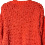Seven7  Hibiscus Coral Textured Chenille Sweater NWT Small‎ #7M7800B Photo 6