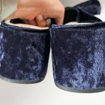 Sole Society Blue Velvet Bow Slide Sandals 9.5 Photo 4