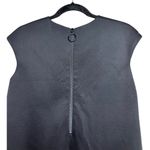 Akris Punto Sleeveless Ruffled Hem Dress Black Women’s Size 10 Photo 3