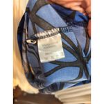 Blue Floral Print Dress Comfortable Casual Short Sleeve Summer Size L Photo 2