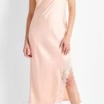 Future Collective Elegant coral Nightgown with Lace Trim Size XL Orange Photo 8