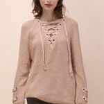 Lace-Up Mood Sweater Photo 6