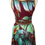 Cecilia Prado Dress Womens Small Tropical Waist Tie Mini Sleeveless Summer Photo 2