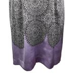 The Limited   Dress Black Purple 8 Cap Sleeves Square Neck New Photo 5