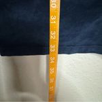 Free People Savannah Overall Mini Dress Size 8 Navy Velvet Pockets Boho Preppy Photo 8