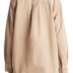 Vince NWT  Designer Cotton Twill Snap Front Button Up Top Photo 2