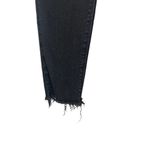 ZARA  Black Raw Hem Shark Bite Skinny Ankle Denim Jeans Women Sz 6 Photo 4