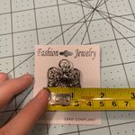 NEW Gray/Silver Rhinestone Angel Brooch/Pin Photo 5