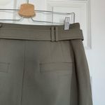 EXPRESS NEW Super High-waisted Belted Cargo Ankle Pant In Olive Green Size 10 Photo 13
