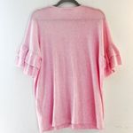 Lilly Pulitzer  Sweater Heather Pink Tropics Tint Kresta Sweater Sz M EUC CoolMax Photo 3
