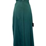 Lulus Hold That Pose Emerald Green Strappy Glam Satin Jumpsuit size XS NEW Tags Photo 1
