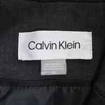 Calvin Klein  Women's 10 Dark Gray One Button Front Lined Blazer Photo 7