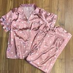 Heart satin pajamas …new in the bag Pink Size L Photo 0