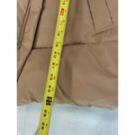 Pink Ripple‎ Tan Puffer Vest Photo 5