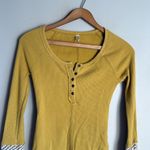 Free People Alpine Cuff Henley Thermal XS Photo 3