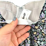 Rouje Paris Victoria One Piece Swimsuit Black Blue Purple‎ Floral Size 36 US 4 Photo 7