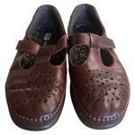 SAS Willow Slip On Mary Jane Loafer Walnut Red Size 9 Photo 4