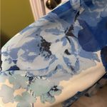 Sequin Hearts NWT  Blue and White Floral High Low Dress Photo 4