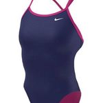 Nike NWT  Open Back Lace Up Detail SwimSuit Photo 0