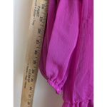 Vince Camuto Women's Mini Dress Lightweight Three Tier Pink Size Large Photo 5