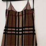 Plaid London Mini Dress Brown Size L Photo 3