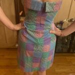 Vineyard Vines  Limited Edition Kentucky Derby Patchwork Mini Strapless Dress 00 Photo 4