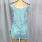 Zuliana Size Small Light Blue Mesh Cover Up Dress. Made in USA. New With Tags Photo 2